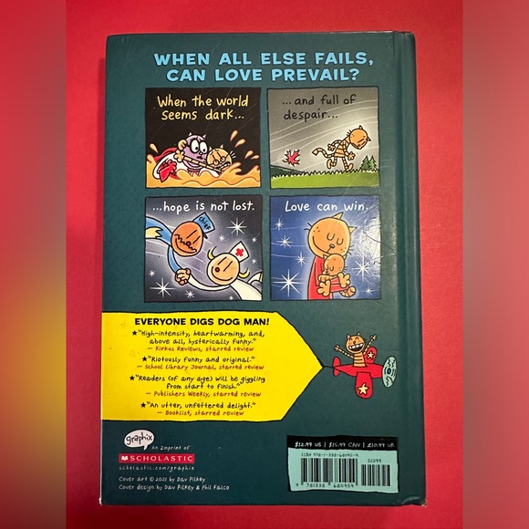 Dog Man Books - For Whom the Ball Rolls and Mothering Heights by Dav Pilkey - Picture 6 of 6